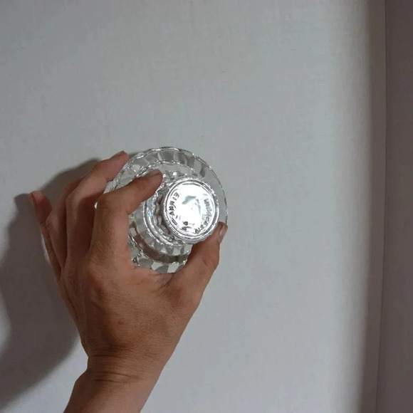 Vtg Glass Candlestick holders - Picture 5 of 7